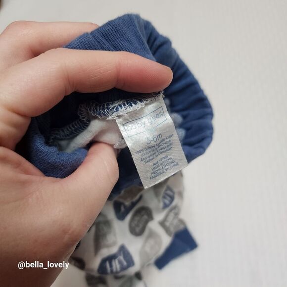 🏖 3-6 Months Infant Baby Matching Set Long Sleeve Pants Snap Button Onesie - Picture 5 of 5